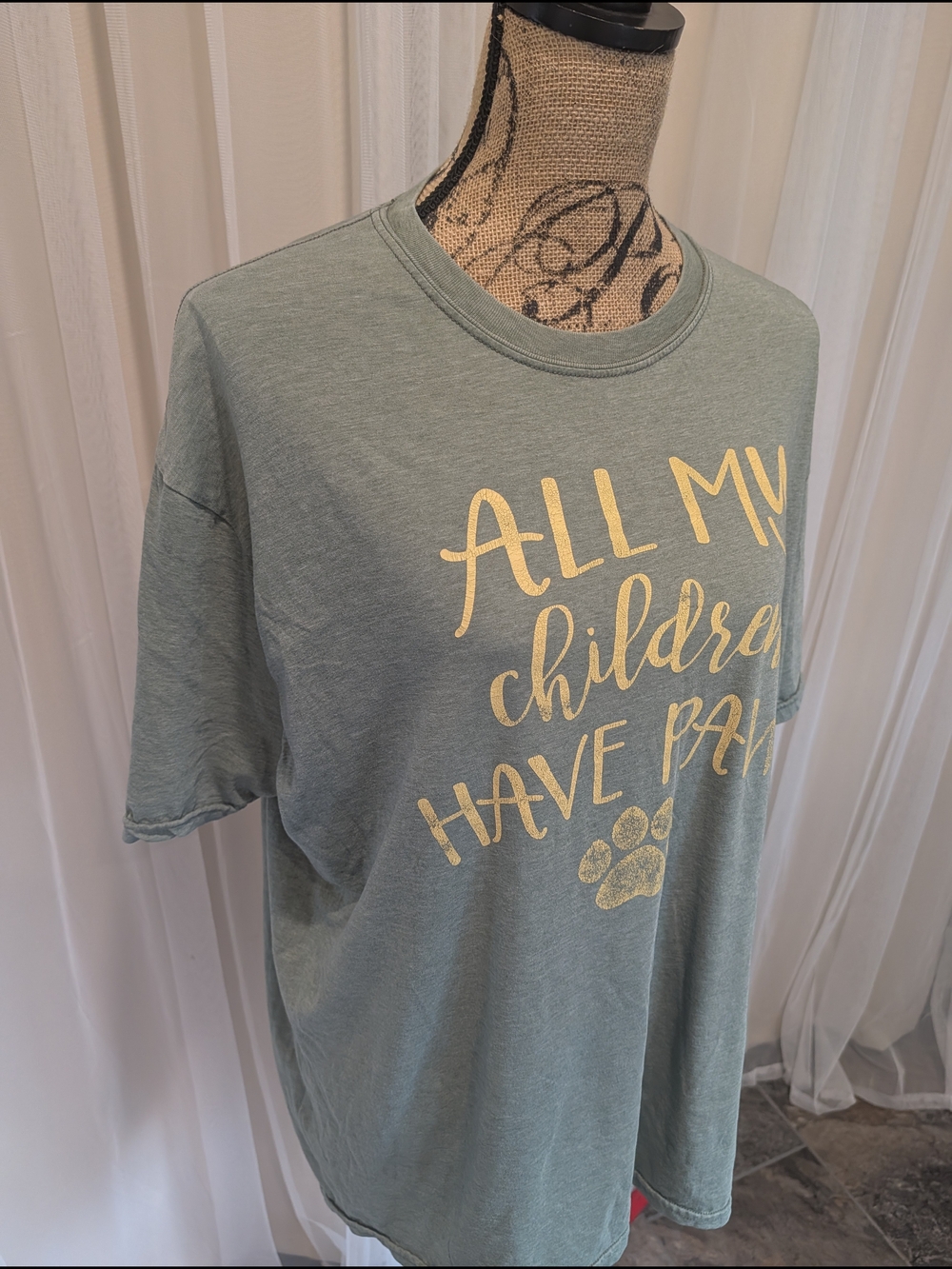 "All My Children Have Paws" Tshirt - Picture 2 of 5